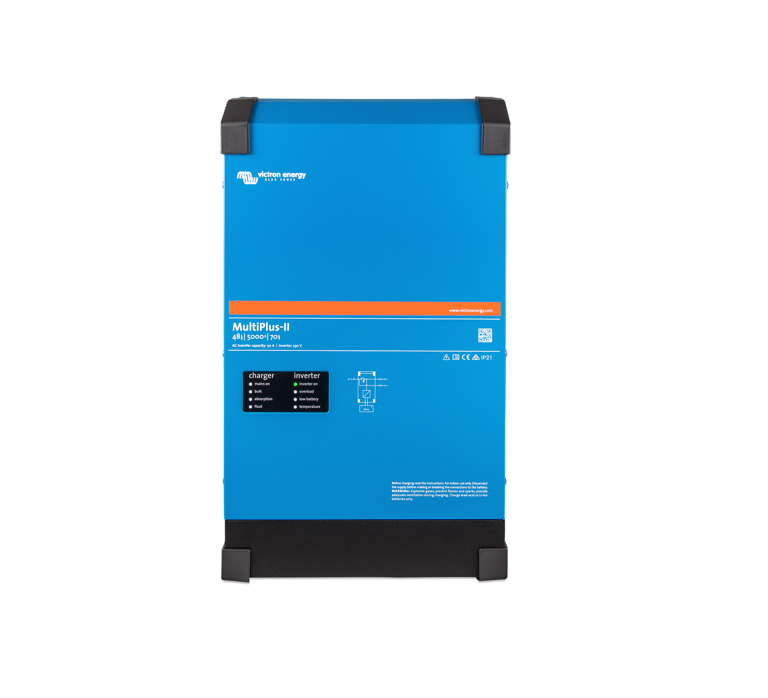 2025/11/1000072884-scaled.png Inversor cargador 5000VA 48V 70A VICTRON Multiplus II - Imagen 1