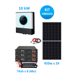 Kit Solar Fotovoltaico 10KW Híbrido Ampliado