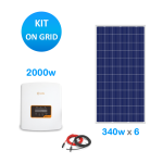 Kit Solar Fotovoltaico 2000w On Grid