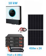 Kit Solar Fotovoltaico 10kw Híbrido Ampliado