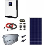 Kit Solar Fotovoltaico 1000W Híbrido Medio
