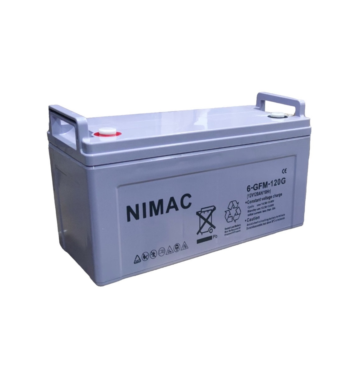 Bateria-Solar-ciclo-profundo-Nimac-120ah-12V-G Batería 120ah 12V Gel NIMAC Serie G - Imagen 1