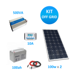 Kit Solar Off Grid Kit Solar Fotovoltaico Off Grid 500VA