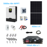 Kit Solar Fotovoltaico 1000w Híbrido Base - Imagen 2