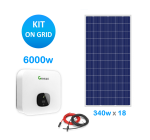 Kit Solar Fotovoltaico 6000w On Grid
