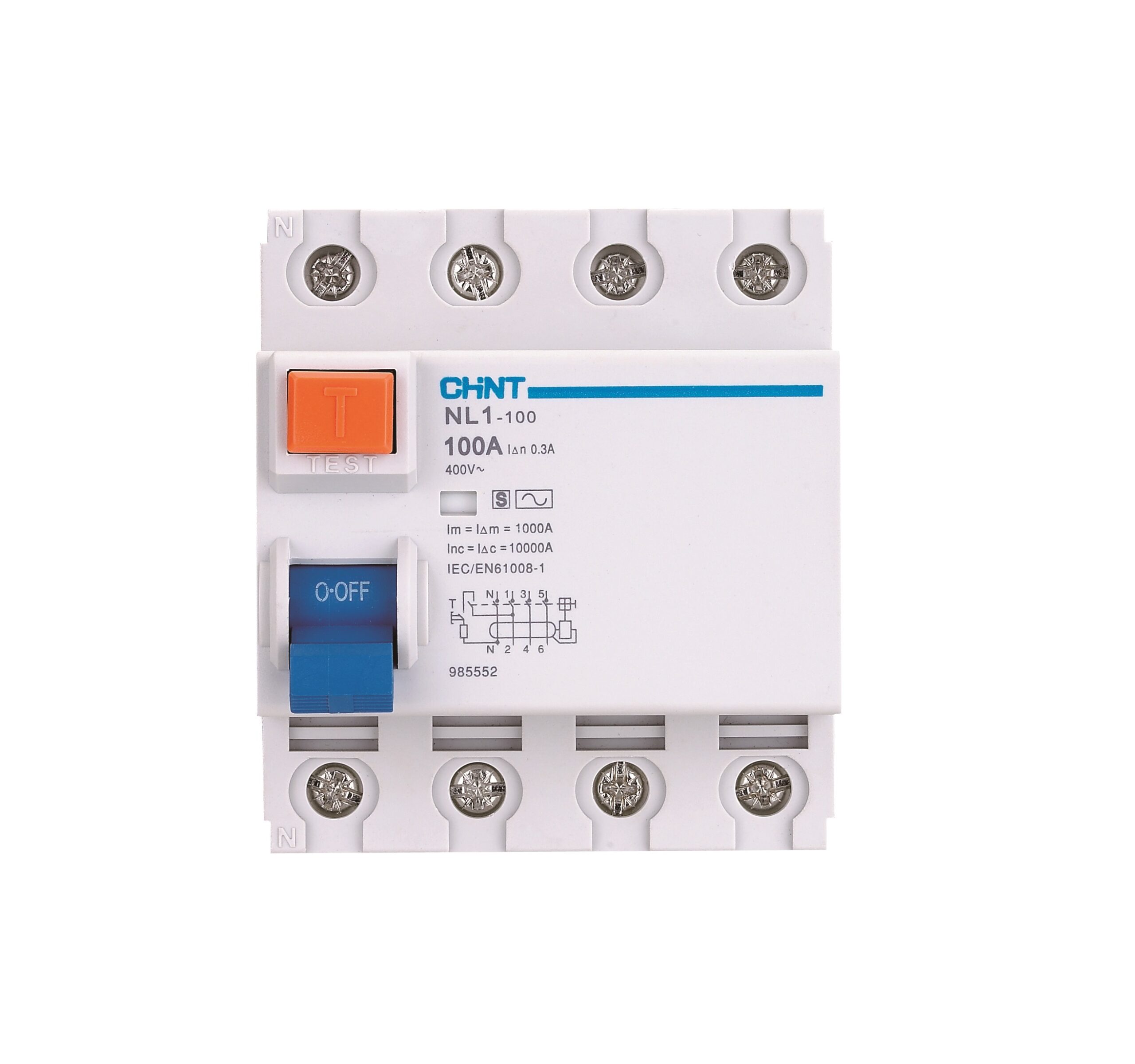 Diferencial-Chint-100A-tipo-A-scaled Diferencial Inmunizado Tipo A 100A CHINT Tetrapolar - Imagen 1