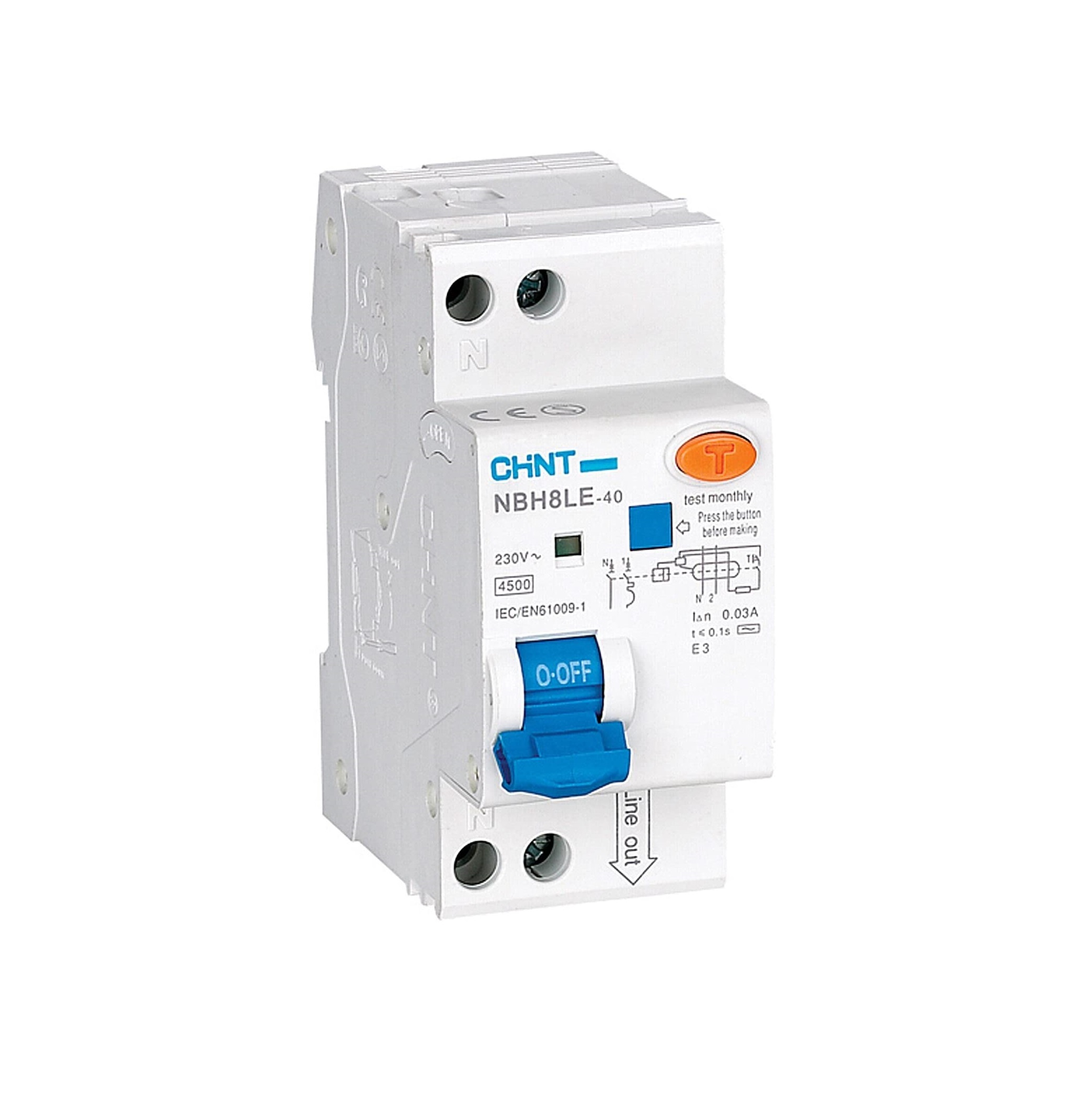 Diferencial-Chint Diferencial Inmunizado Tipo A 63A CHINT - Imagen 1