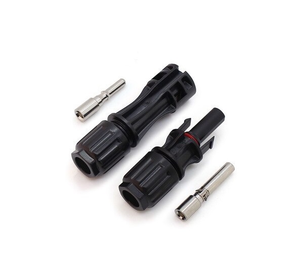 MC4-simple-cable-10mm Set conector MC4 simple cable 10mm2 - Imagen 1