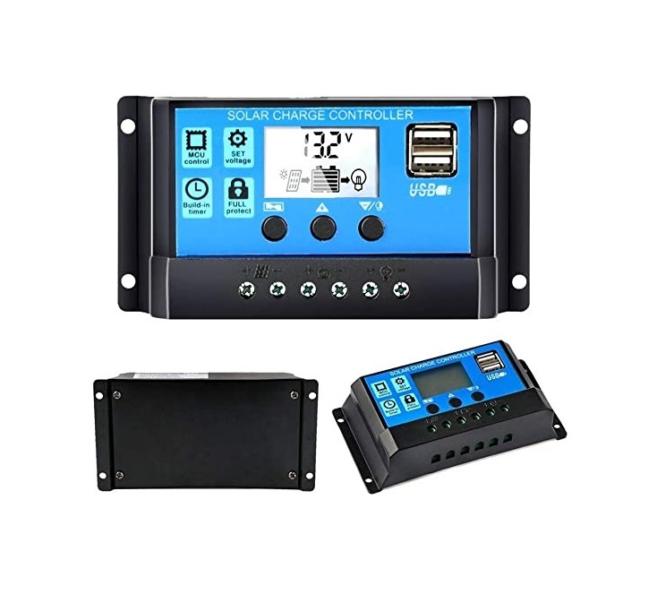 Regulador-Carga-20A-PWM-Digital (1) Controlador de Carga 40A 12/24V PWM - Imagen 1